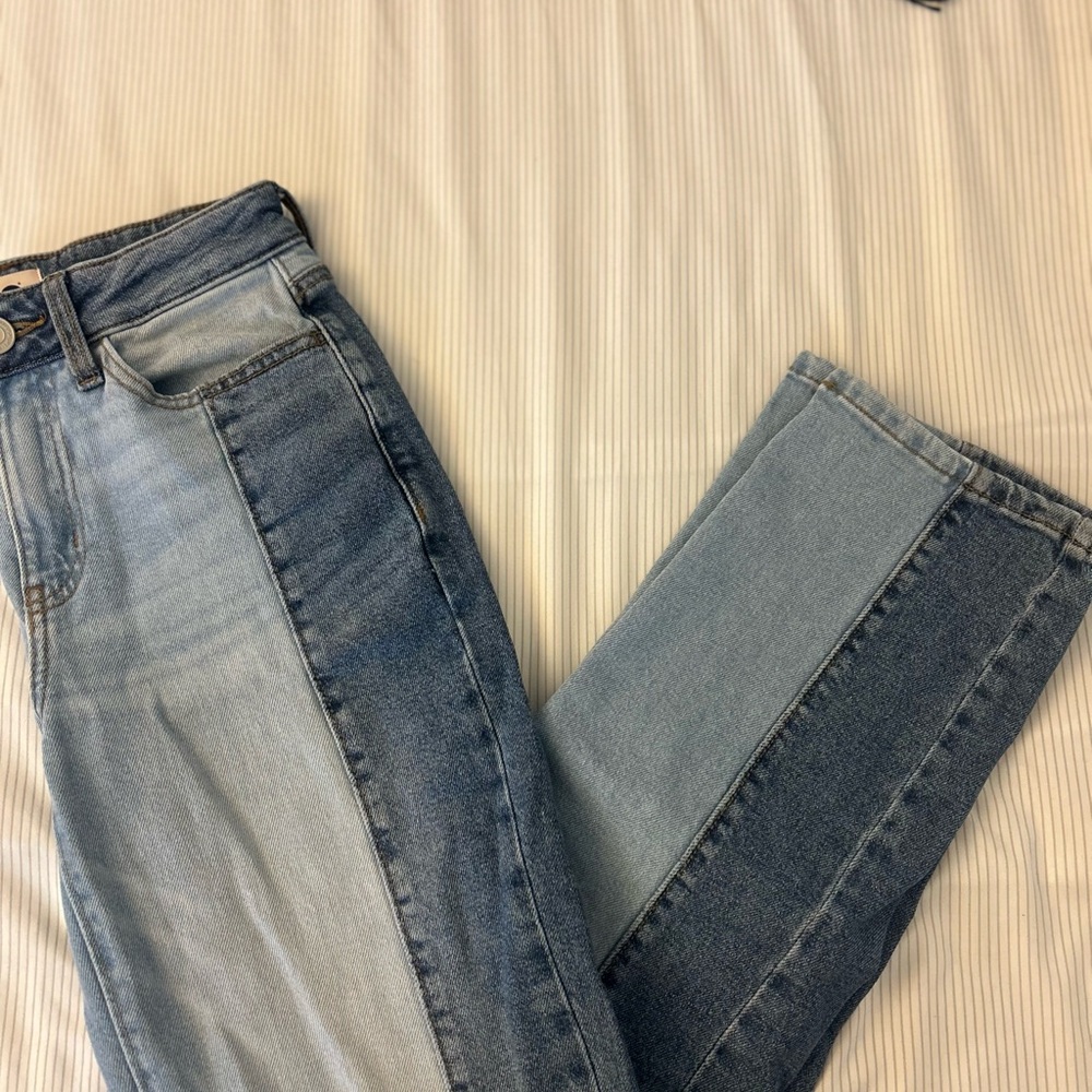 Two-Tone Blue Jeans